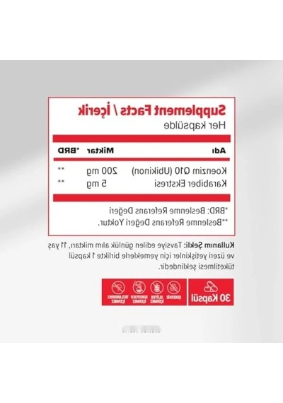 Coq10 200 Mg - 30 Kapsül, Yüksek Kaliteli Takviye