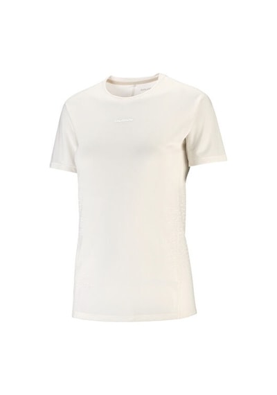 Salomon Sense Aera Ss Tee Gfx Erkek Koşu Tişörtü Lc2929700 Beyaz