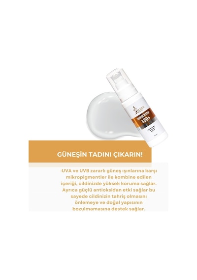 Jamed Beauty Çok Yönlü Yüksek Korumalı Güneş Kremi SPF50+ 50 ML