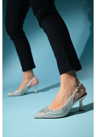 Luvishoes Juan Bej Saten Kadın Abiye Ayakkabı