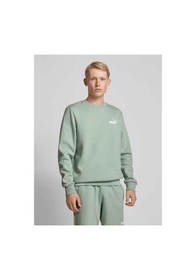 Puma Performance Sweatshirt Met Label Print In Lime Green Siyah