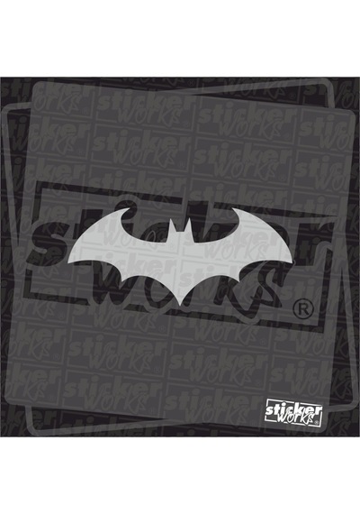 Batman Hologram Sticker Gümüş Gri