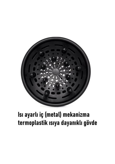 Mey İthalat Isı Ayarlamalı Fön Için Difüzör Vigo Başlık Dönerli Profesyonel