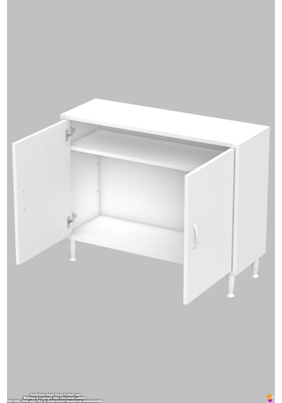 Bulut Ayakkabılık - Kapaklı 1 Raf 2 Bölmeli Dar Alanlar İçin Çok Amaçlı Dolap 95 Cm Beyaz Bulut Ayakkabılık - Kapaklı 1 Raf 2 Bölmeli Dar Alanlar İçin Çok Amaçlı Dolap 95 Cm Beyaz