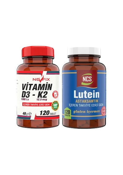 Ncs Lutein Astaksantin 120 Tablet + Ncs Vitamin D3-K2 120 Tablet