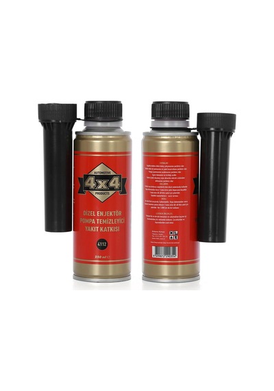 4x4 Dizel Enjektör Sistem Temizleyici 250 Ml