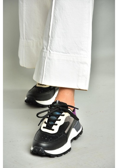 Fox Shoess312212809 Siyah Spor Ayakkabı Sneakers Siyah