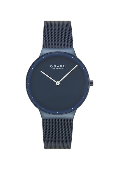Obaku Denmark V307lxllml Quartz Çelik Hasır Lacivert 34 Mm Kadın Kol Saati Lacivert