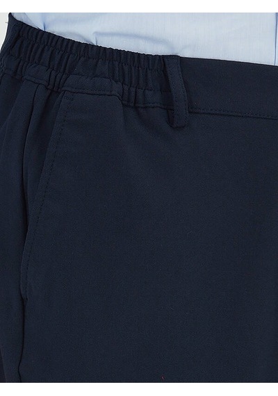Kip Lacivert Düz Dokuma Jogging Fit Casual Pantolon
