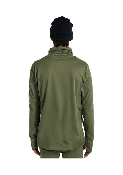 Burton Burton Midweight Long Neck Erkek Yeşil İçlik Üst Moss Haki