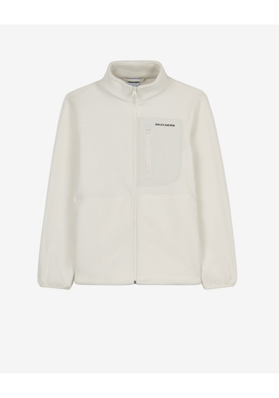 Skechers W Full Zip Polar Kadın Beyaz S2620082-3855