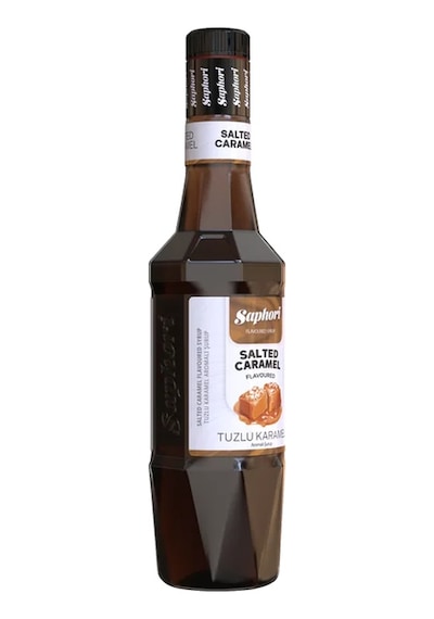 Saphori Tuzlu Karamel Aromalı Kokteyl Şurubu Tuzlu Karamel Şurubu 700 Ml