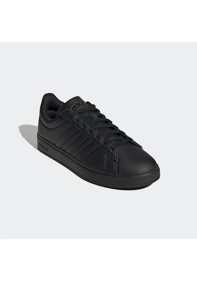 Adidas Grand Court 2.0 Erkek Günlük Spor Ayakkabı-Siyah-42,5 (554204668)-Siyah-42,5 Siyah