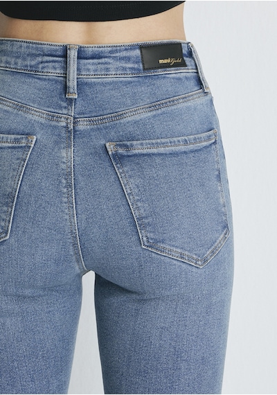 Mavi - Serenay Mavi Zımparalı Gold Shape Jean Pantolon 100980-821 Mavi