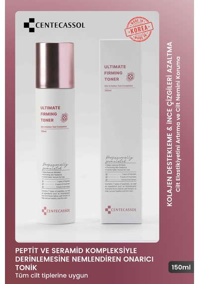 Centecassol Peptit ve Seramid Kompleksiyle ve Nemlendirici Tonik 150 ML