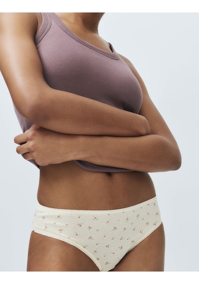 Marks & Spencer 5'li Saf Pamuklu Bikini Külot Seti T61008800N Turuncu