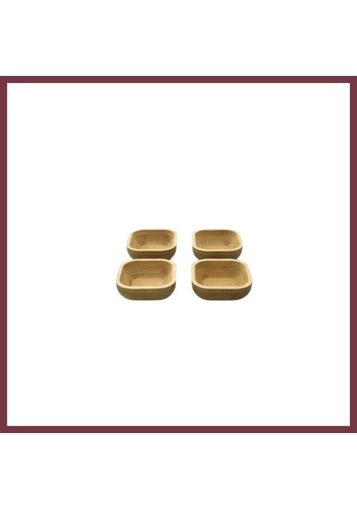 Storeşahin Bambu 4'li Mini Çerezlik Shn0720