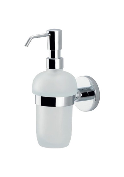 Çelik Banyo Paslanmaz Komle Pirinç Flora Montajlı Sıvı Sabunluk Krom