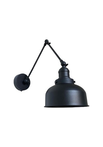 Rsylight Retro Metal Dekoratif Akrobatik Rustik Siyah Mafsallı Duvar Aplik-1464420846735