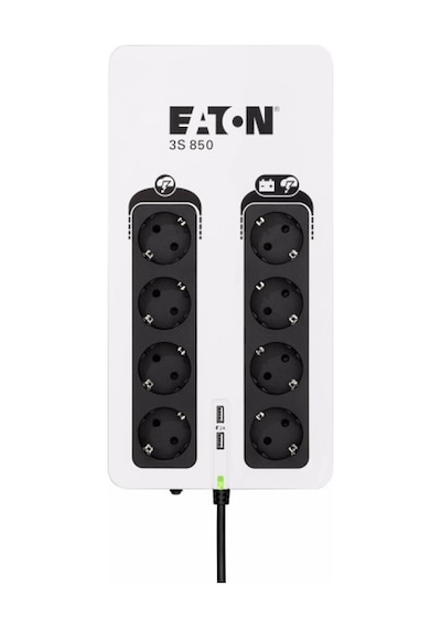Eaton 3S 850 Dın Akım Korumalı Priz + 850 VA UPS