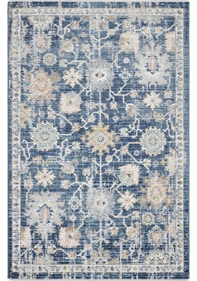 Cool Halı Zaraf Lacivert Halı Etnik Desen Bohem Oda Halısı Vintage Oturma Odası Salon Yazlık Halı