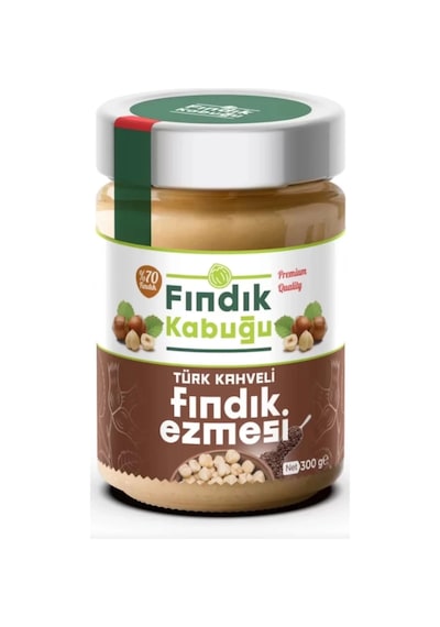 Fındık Kabuğu Türk Kahveli %70 Fındık Ezmesi 300 Gr