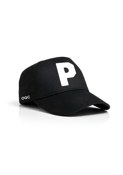 Ogc P Harfi Unisex Şapka Siyah