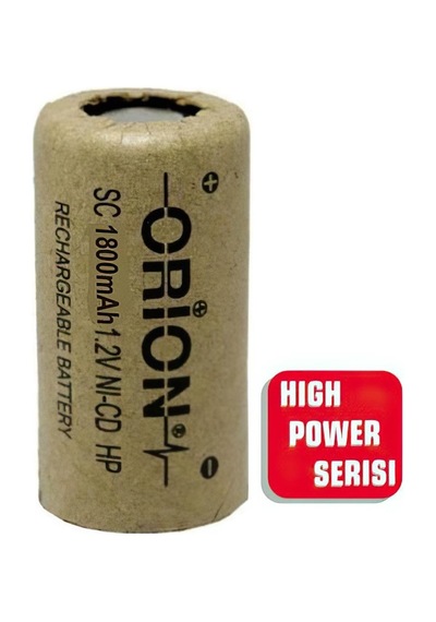 Orion 1.2v Ni-cd Sc 1800 Mah Şarj Edilebilir Pil - Hp