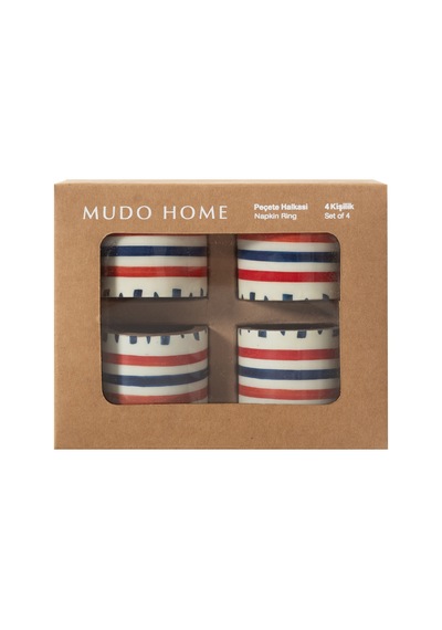 Mudo Home Bead Peçete Halkası 4 Lü 696123