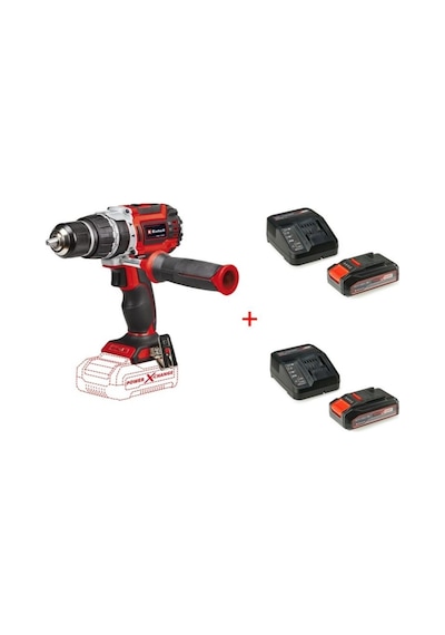 Einhell TP-CD 18/60 Li-ı Bl Solo Akülü Darbeli Vidalama + 2 x 2.5Ah Starter Kit Akü
