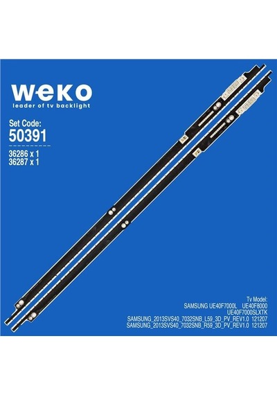 Wkset-5391 36286x1 36287x1 Samsung 2013svs40 7032snb 2 Adet Led Bar 59led Tvnizi Açıp İçindeki Led Barla Birebir Aynısı Olduğunu Görmeden Almayınız. Sonrasında İade Almamaktayız. Beyaz Wkset-5391 36286x1 36287x1 Samsung 2013svs40 7032snb 2 Adet Led Bar 59led Tvnizi Açıp İçindeki Led Barla Birebir Aynısı Olduğunu Görmeden Almayınız. Sonrasında İade Almamaktayız. Beyaz