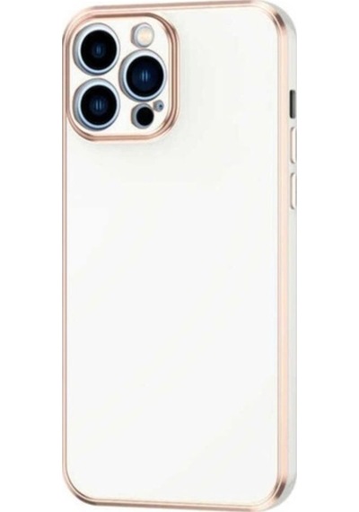 Apple Uyumlu iPhone 12 Pro Max Kılıf Zore Bark Kapak Beyaz