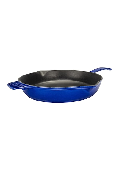 Lava Döküm Çap Ø 28cm. Yuvarlak Kızartma Tavası Döküm Demir Yekpare Saplı Premium Serisi. - Majolica Mavi Lava Döküm Çap Ø 28cm. Yuvarlak Kızartma Tavası Döküm Demir Yekpare Saplı Premium Serisi. - Majolica Mavi