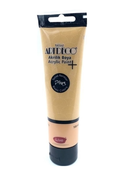 Plus Akrilik Boya 100ml Tüp 480 Okre 480 Okre