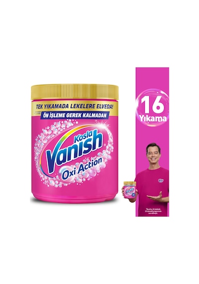 Vanish Oxi Action Renkliler İçin Deterjan Güçlendirici ve Leke Çıkarıcı Toz 480 Gr