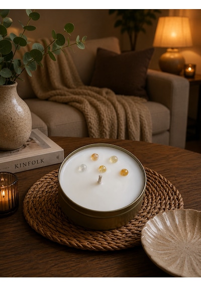 Doğal Taş Temalı 3 Lü El Yapımı Aromatik Mum Seti Nazar, Huzur, Ruhsal Denge Ve Bereket Gold Teneke Hediyelik Mum 001 - Beyaz Doğal Taş Temalı 3 Lü El Yapımı Aromatik Mum Seti Nazar, Huzur, Ruhsal Denge Ve Bereket Gold Teneke Hediyelik Mum 001 - Beyaz