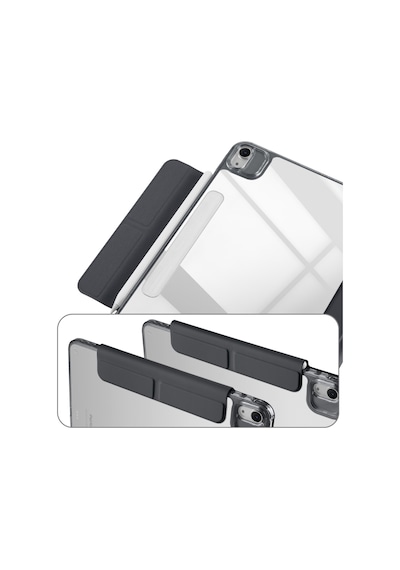 Apple Uyumlu iPad, Air 11inç M2/m3 Air 4/5.nesil 10.9 Kılıf Çift Parça Magnetik Multi Skinpro Case Kılıf
