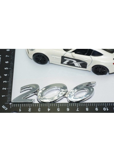 Dk Tuning Peugeot 206 Bagaj Krom Abs 3m 3d Yazı Logo Amblem