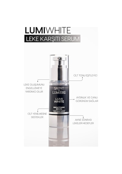 Lumıwhıte Leke Karşıtı, Cilt Tonu Eşitleyici Ve Aydınlatıcı Serum 30ml - Akne, Hamilelik Ve Güneş