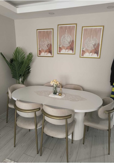 Mutfak Sandalyesi 6 Adet Cafe Restorant Sandalyesi Ofis Sandalyesi Teddy Sandalyesi Masa Takımı Krem Mutfak Sandalyesi 6 Adet Cafe Restorant Sandalyesi Ofis Sandalyesi Teddy Sandalyesi Masa Takımı Krem