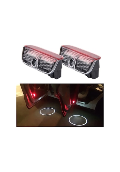 Seat Uyumlu Kapı Altı Led Hoşgeldin Aydınlatması 3d Hayalet Logo Lazer Işık Araca Özel Tak Çalıştır Geçmeli 2li Set