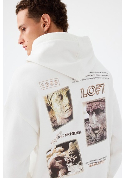 Loft Erkek Sweatshirt Lf2041592 BEYAZ