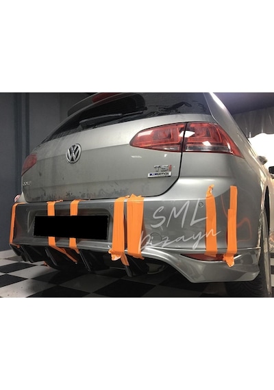 Volkswagen Golf 7 Oettinger Arka Ek Arka-tampon-ek Plastik