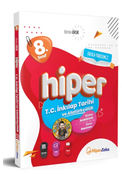 2027 8. Sınıf Hiper T.C. İnkılap Tarihi ve Atatürkçülük Konu Anlatımlı & Soru Bankası| Metin Uruk
