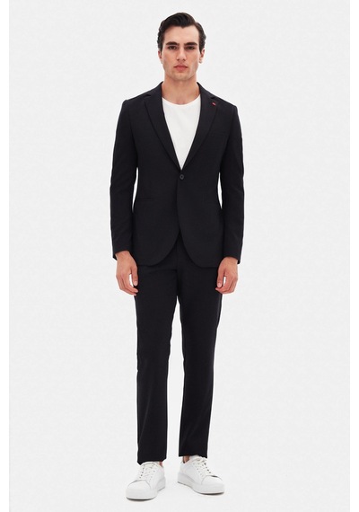 Twn Slim Fit Siyah Düz Takim Elbise 4ec05e301545m 001