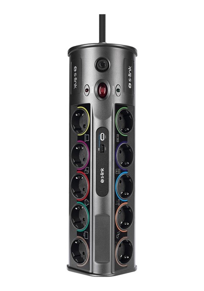 S-link Prz01 Prizhive 3 Metre 1860 Joule 1.5mm 1 Usb 1 Typec 2.1a