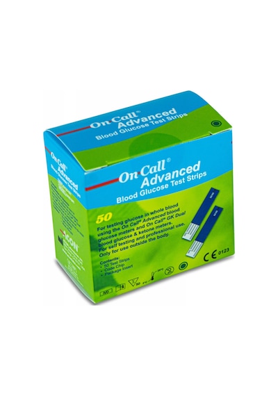 Acon OnCall Advanced Kan Şekeri Ölçüm Stribi 50'li