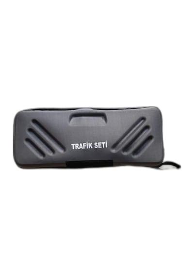 Trafik Seti Çantalı Lüx Set 1 Kg Yangın Söndücülü Eva Gri