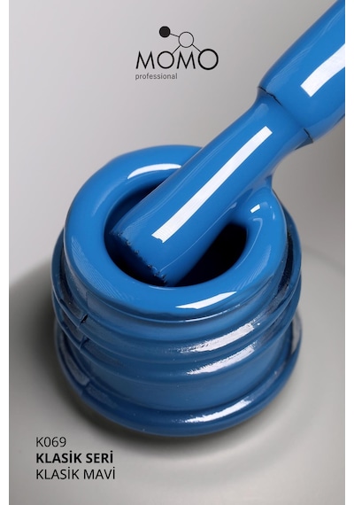 Momo Professional Kalıcı Oje K069 Klasik Mavi 14 Ml