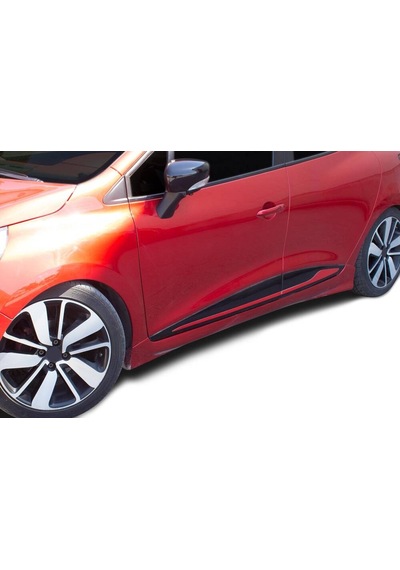 Renault Clio 4 Hbsw Kırmızı Krom Yan Kapı Çıtası 4 Parça 2012-20